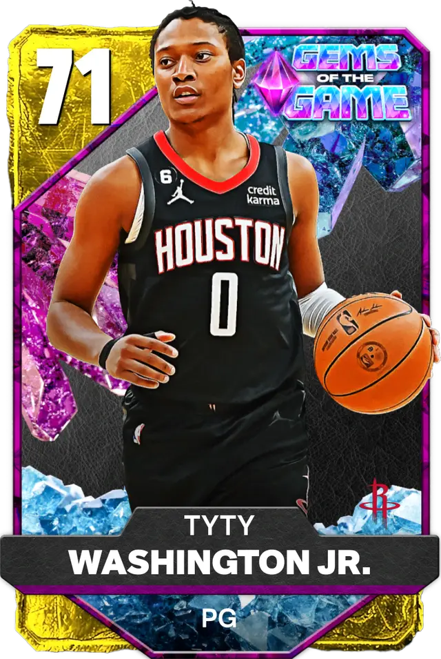 (GOLD) TyTy Washington Jr. (71 OVR)
