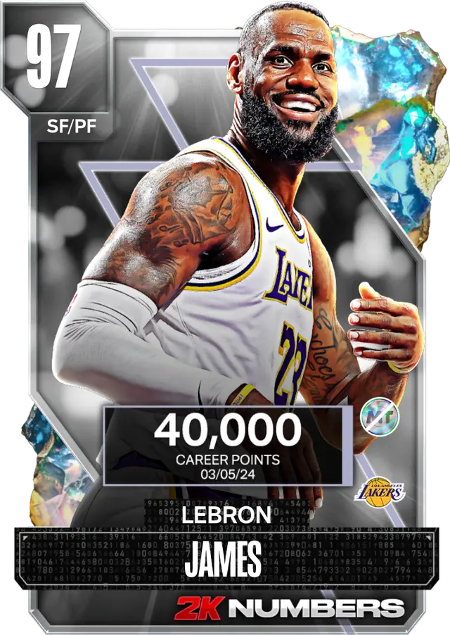 97 LeBron James | 2K Numbers