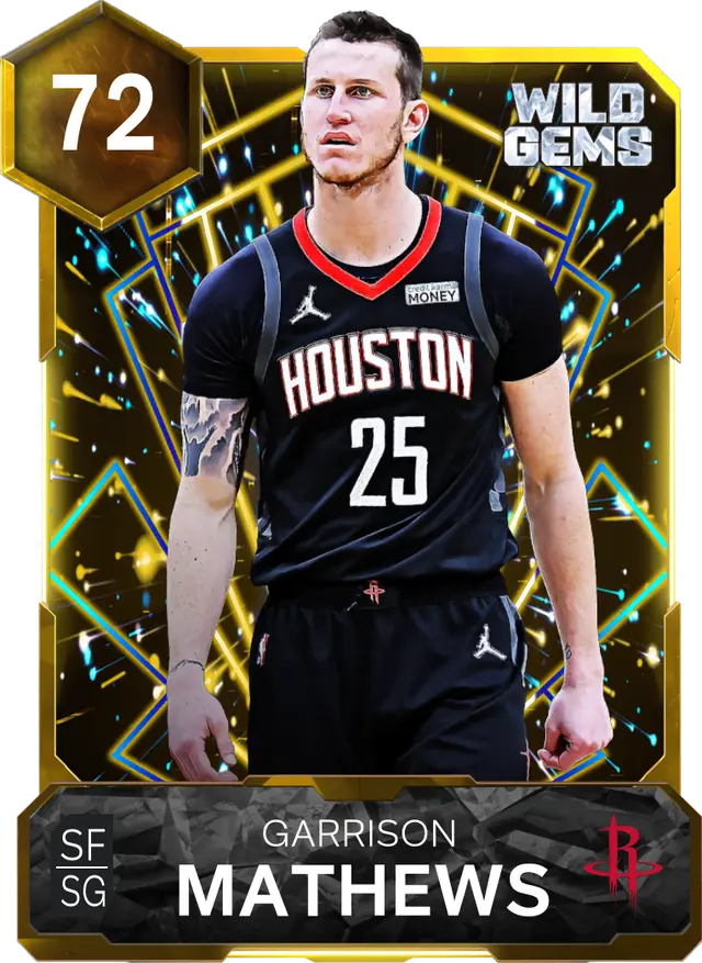 (GOLD) Garrison Mathews (72 OVR)