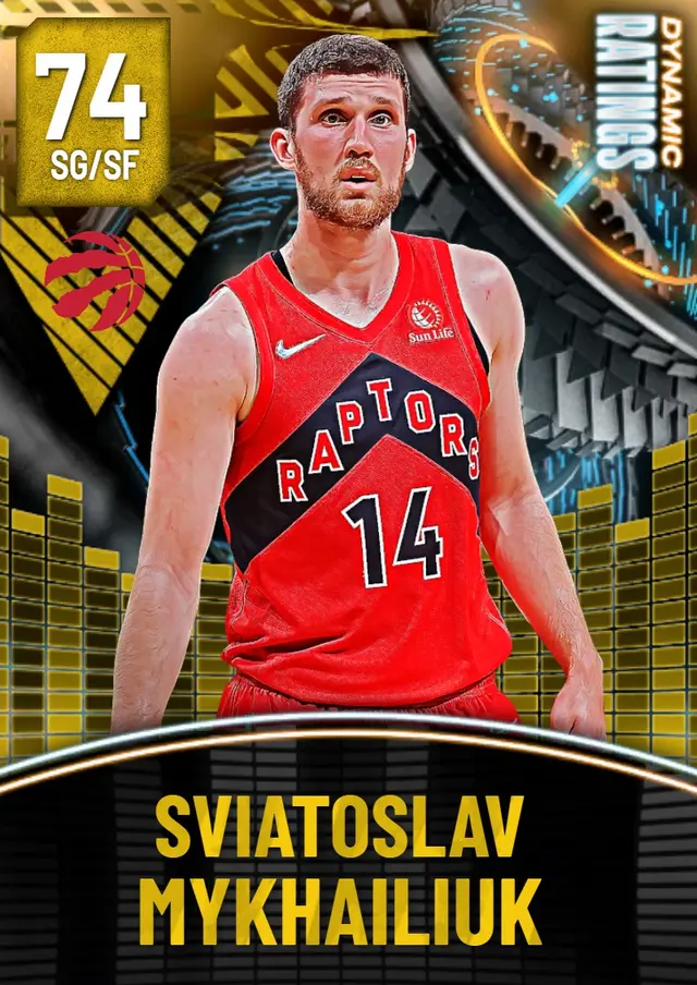 (GOLD) Sviatoslav Mykhailiuk (74 OVR)