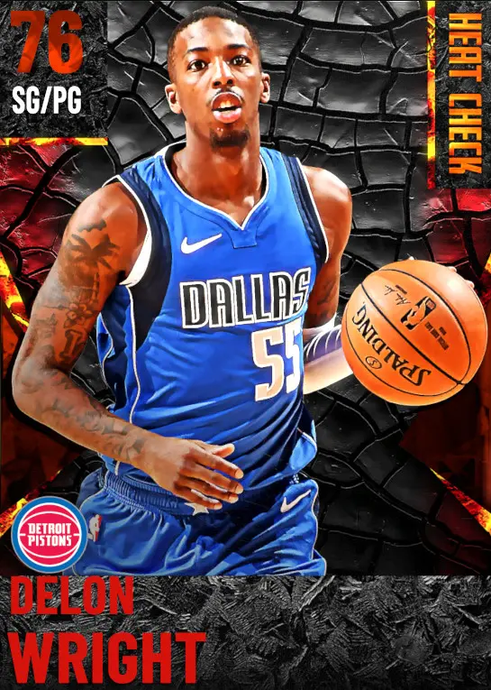 76 Delon Wright | Detroit Pistons
