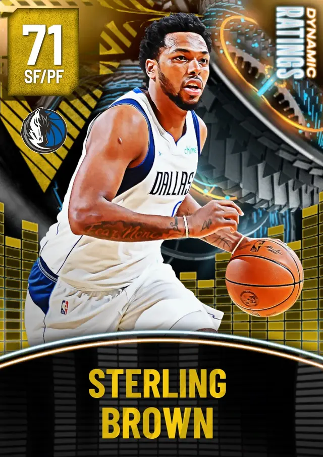 (GOLD) Sterling Brown (71 OVR)