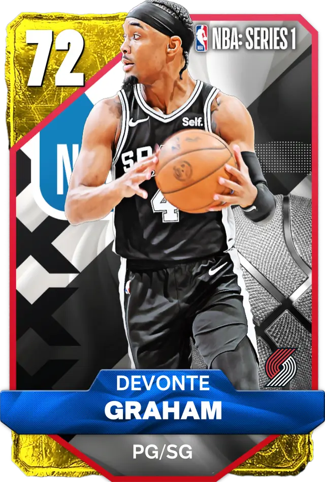 (GOLD) Devonte Graham (72 OVR)