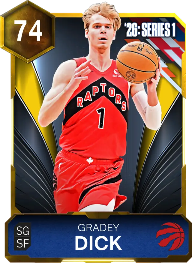 (GOLD) Gradey Dick (74 OVR)