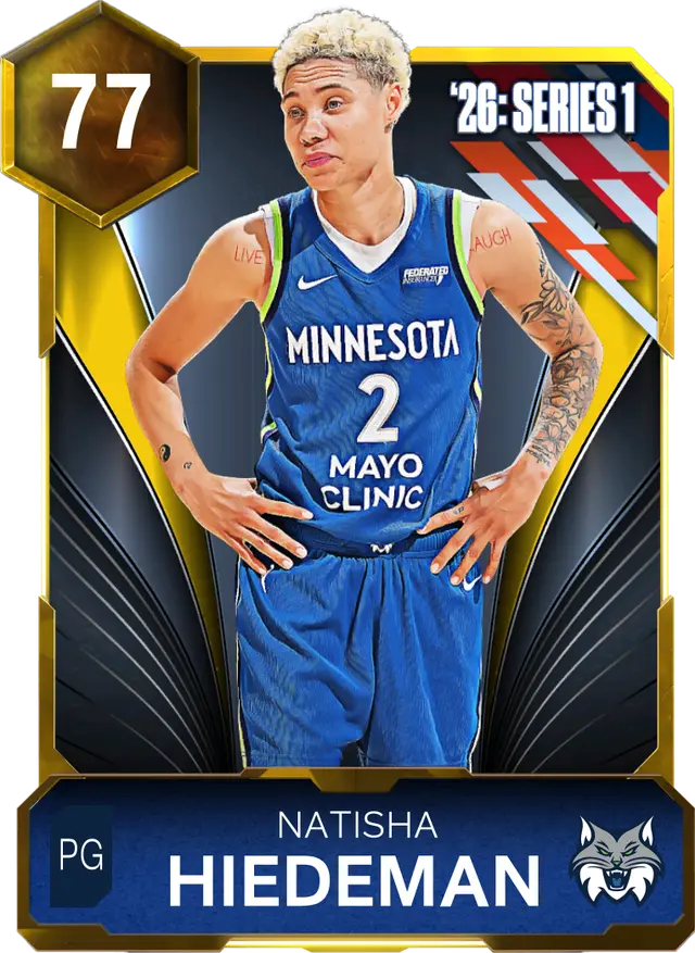(GOLD) Natisha Hiedeman (77 OVR)