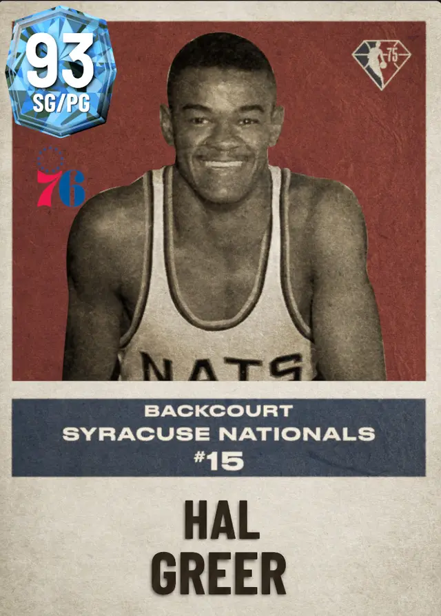 (DIAMOND) Hal Greer (93 OVR)