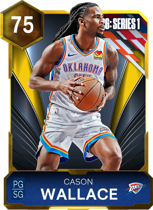 (GOLD) Cason Wallace (75 OVR)