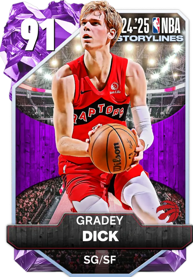 (AMETHYST) Gradey Dick (91 OVR)