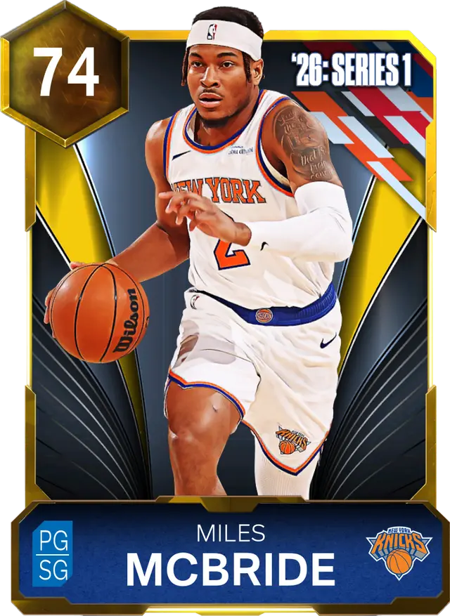 (GOLD) Miles McBride (74 OVR)