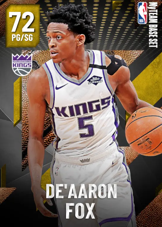 (GOLD) De'Aaron Fox (72 OVR)