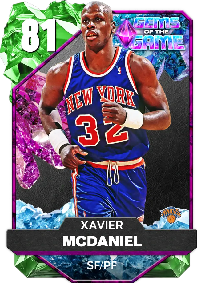 (EMERALD) Xavier McDaniel (81 OVR)