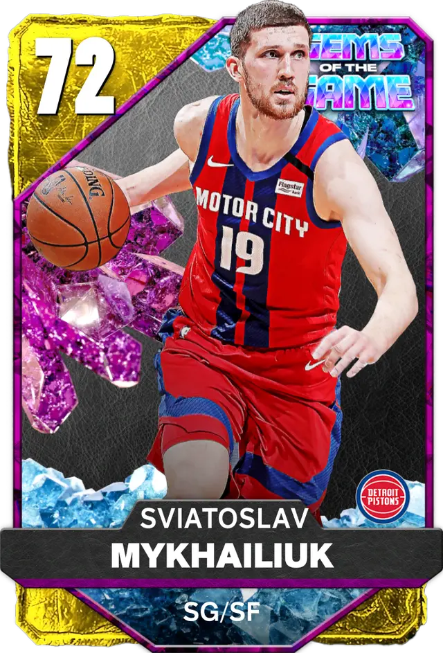 (GOLD) Sviatoslav Mykhailiuk (72 OVR)