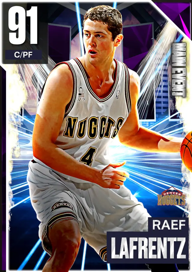 (AMETHYST) Raef LaFrentz (91 OVR)