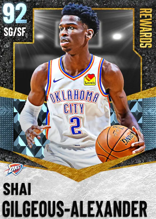 (DIAMOND) Shai Gilgeous-Alexander (92 OVR)