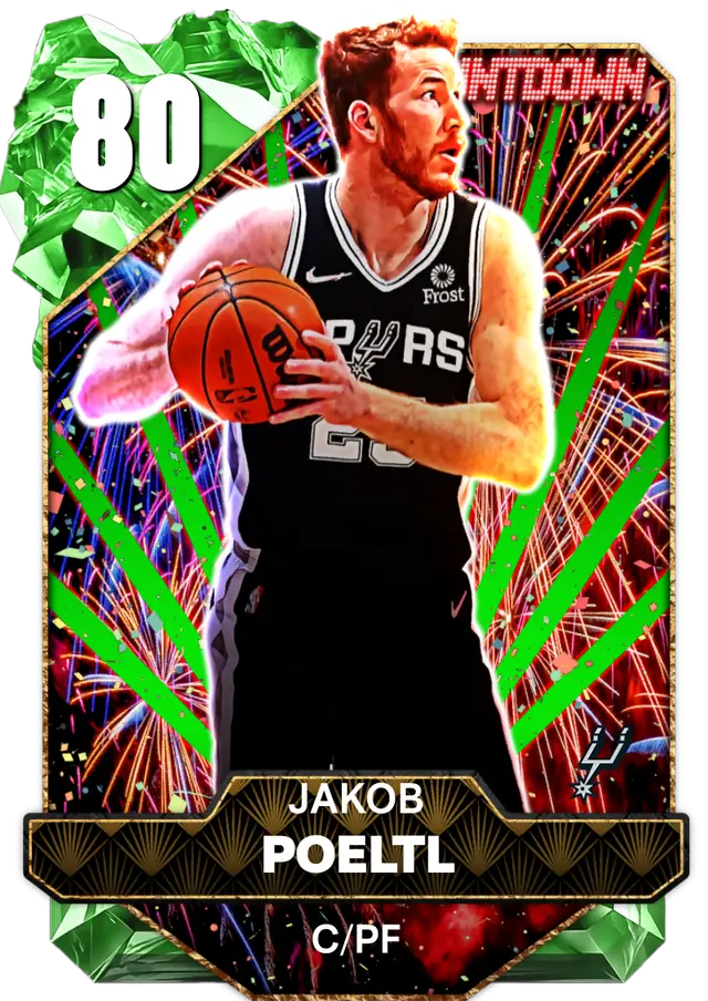 (EMERALD) Jakob Poeltl (80 OVR)