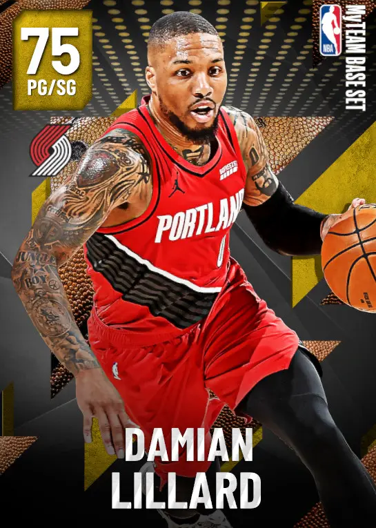 (GOLD) Damian Lillard (75 OVR)