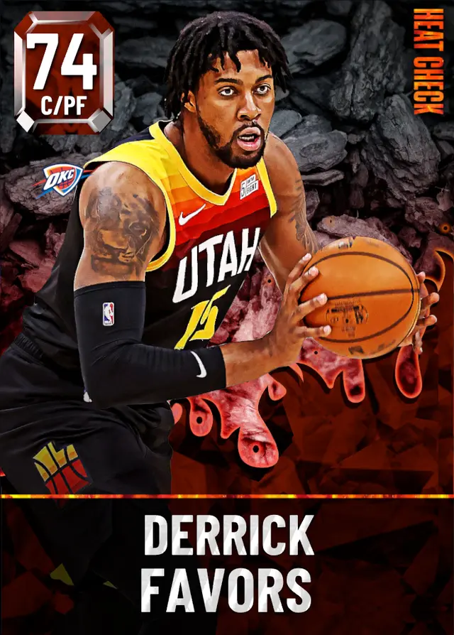 (GOLD) Derrick Favors (74 OVR)