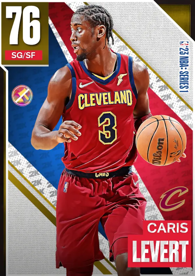 (GOLD) Caris LeVert (76 OVR)