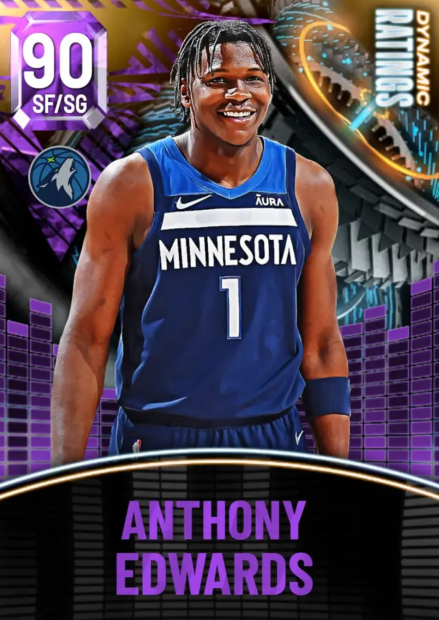 (AMETHYST) Anthony Edwards (90 OVR)