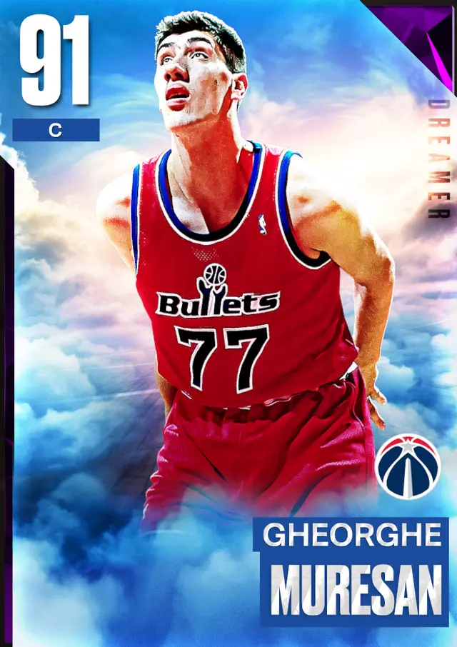 (AMETHYST) Gheorghe Muresan (91 OVR)