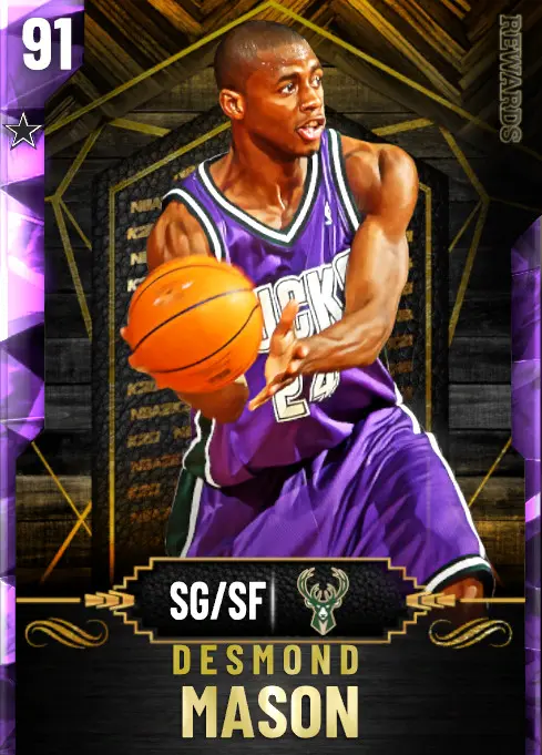 (AMETHYST) Desmond Mason (91 OVR)