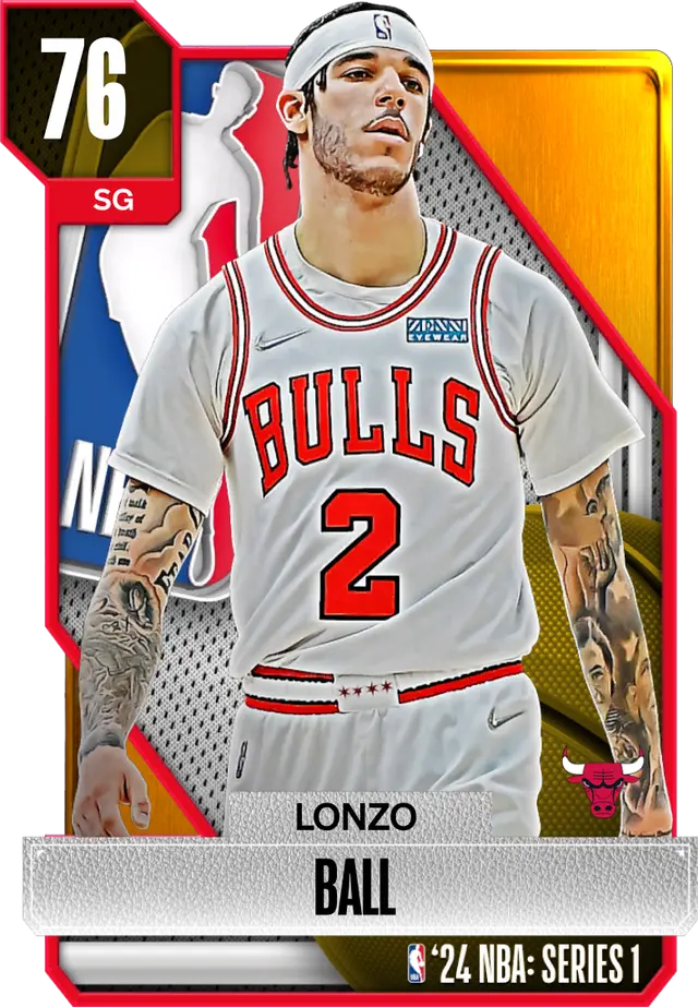 (GOLD) Lonzo Ball (76 OVR)