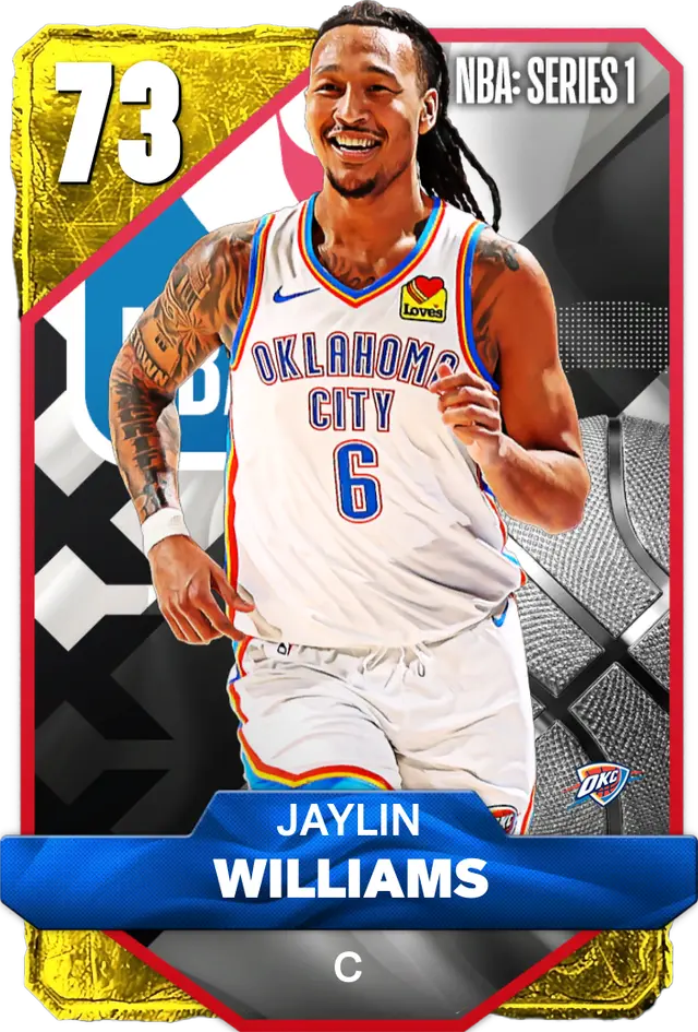 (GOLD) Jaylin Williams (73 OVR)