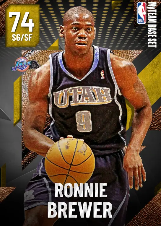 (GOLD) Ronnie Brewer (74 OVR)