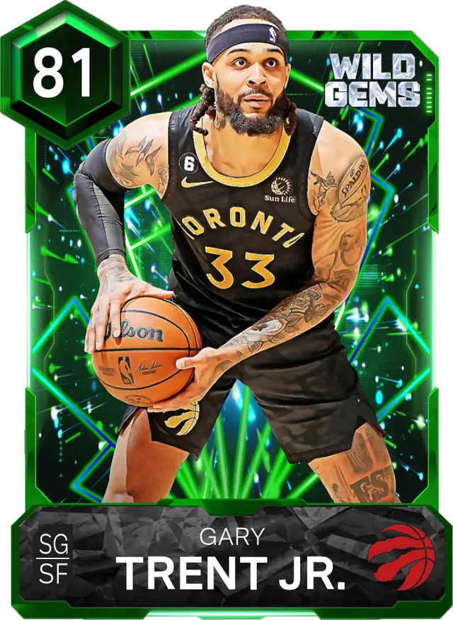 (EMERALD) Gary Trent Jr. (81 OVR)