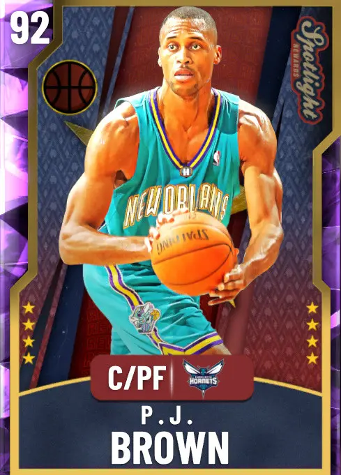 (AMETHYST) P.J. Brown (92 OVR)