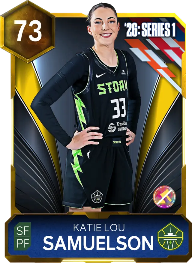 (GOLD) Katie Lou Samuelson (73 OVR)