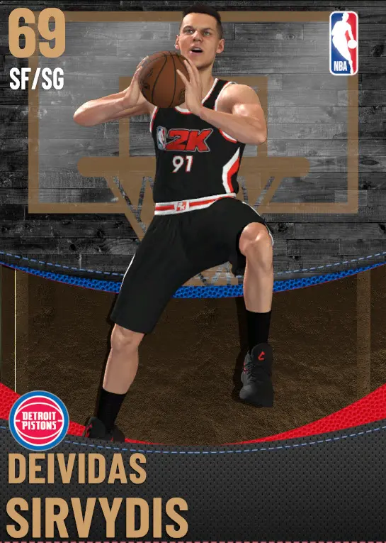 (BRONZE) Deividas Sirvydis (69 OVR)