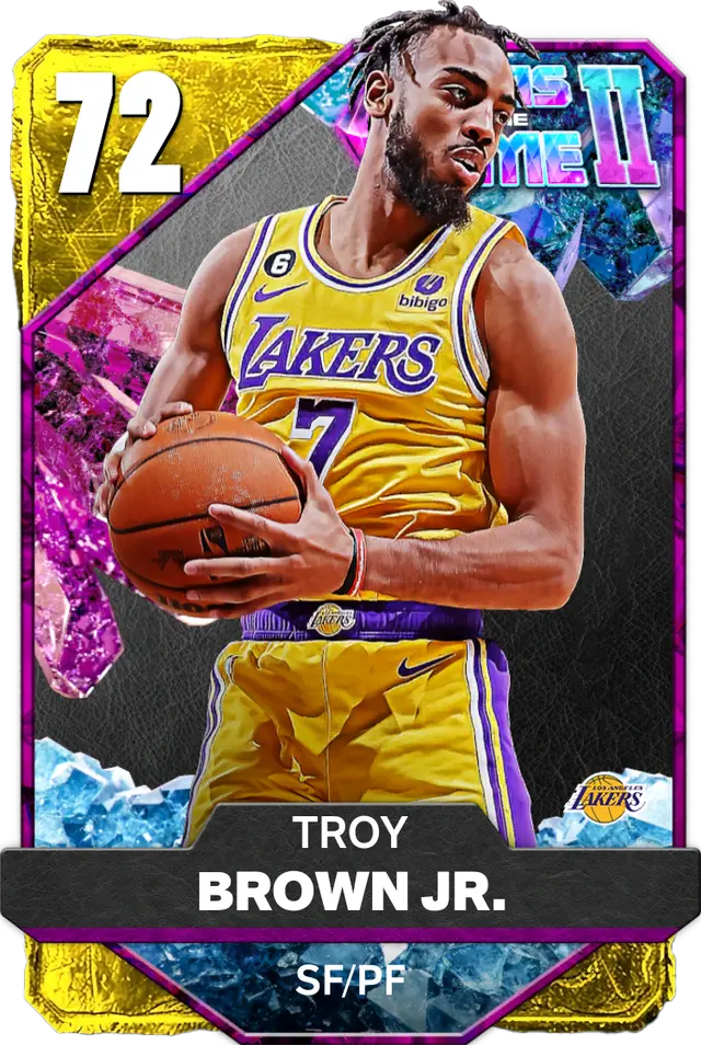 (GOLD) Troy Brown Jr. (72 OVR)