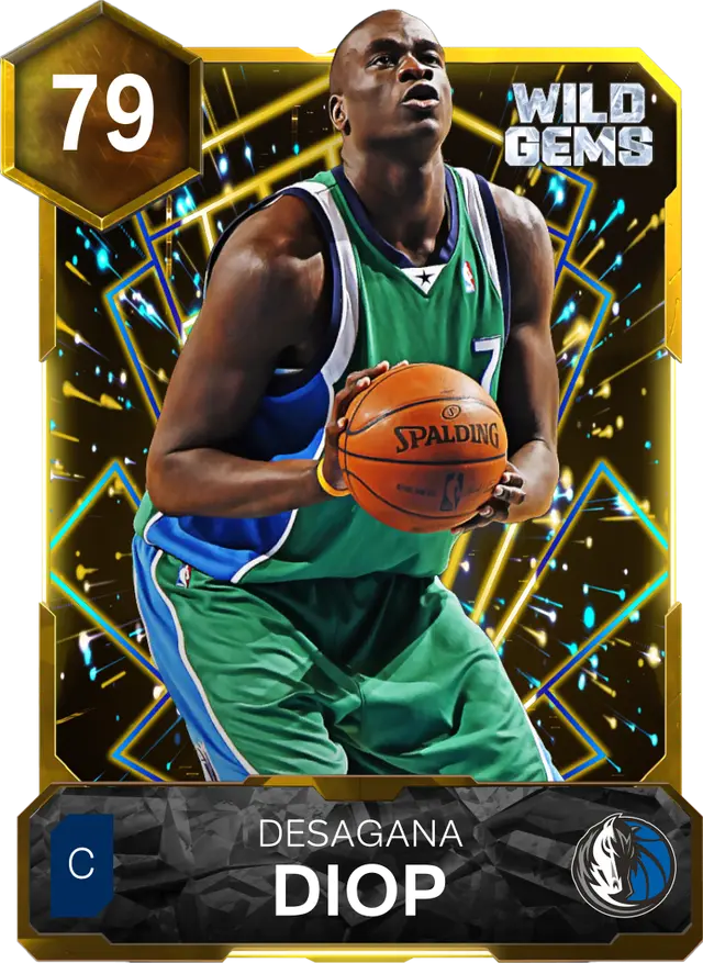79 DeSagana Diop | Gold Wild Gems