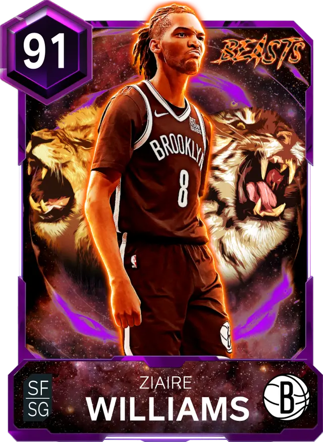 (AMETHYST) Ziaire Williams (91 OVR)