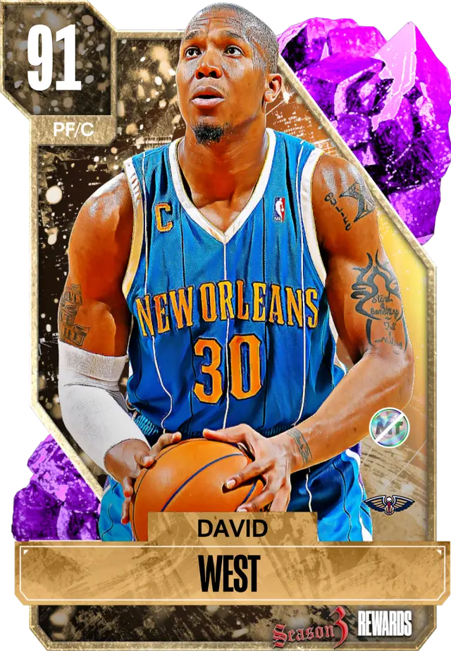 (AMETHYST) David West (91 OVR)