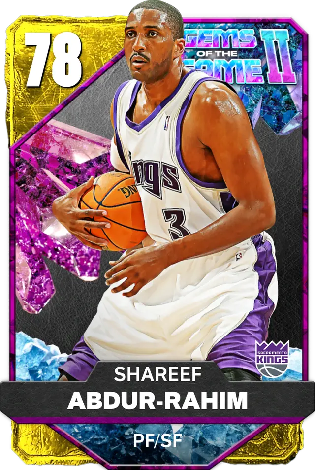 (GOLD) Shareef Abdur-Rahim (78 OVR)
