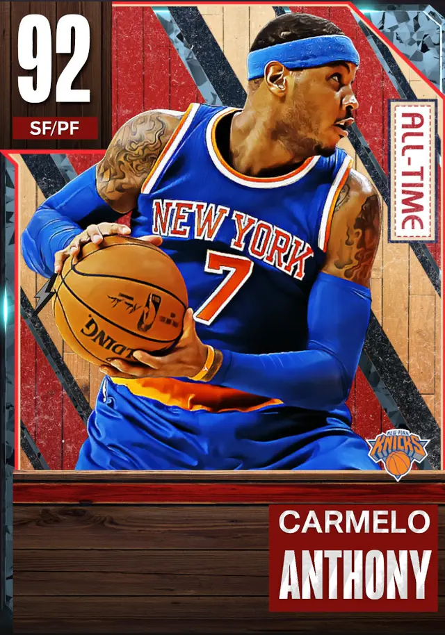 (DIAMOND) Carmelo Anthony (92 OVR)