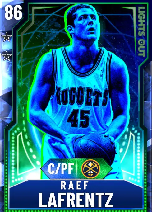 (SAPPHIRE) Raef LaFrentz (86 OVR)