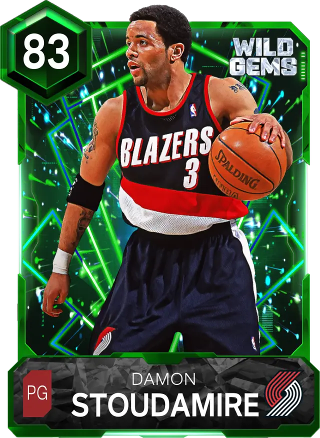 83 Damon Stoudamire | Emerald Wild Gems