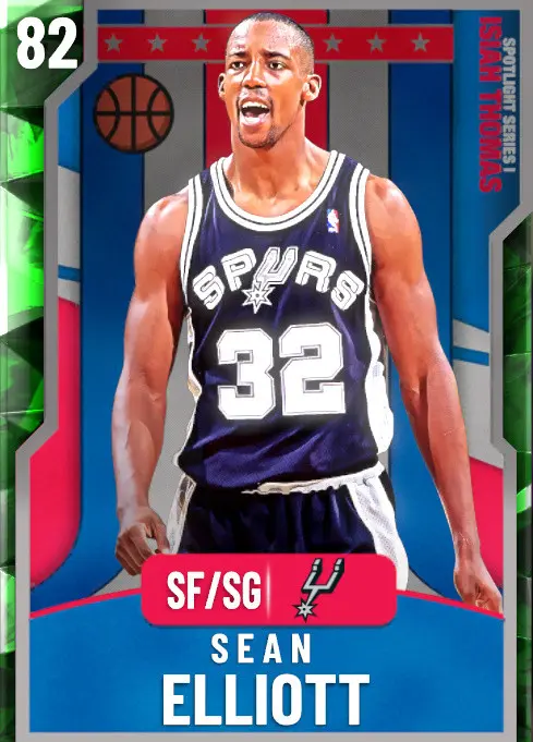 (EMERALD) Sean Elliott (82 OVR)