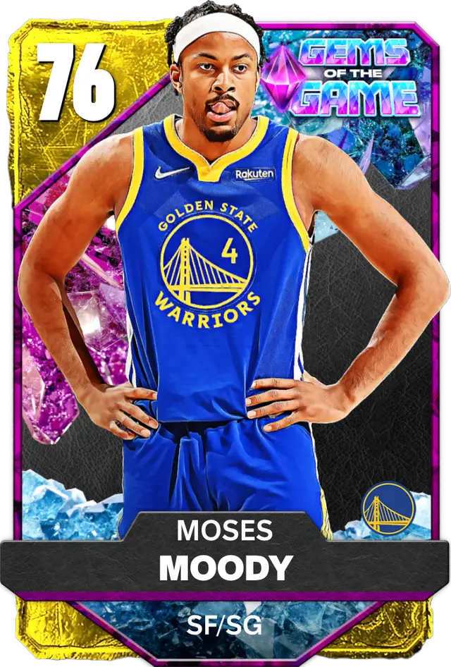 (GOLD) Moses Moody (76 OVR)