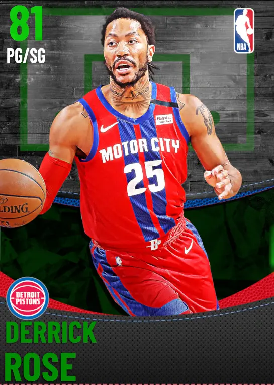 (EMERALD) Derrick Rose (81 OVR)