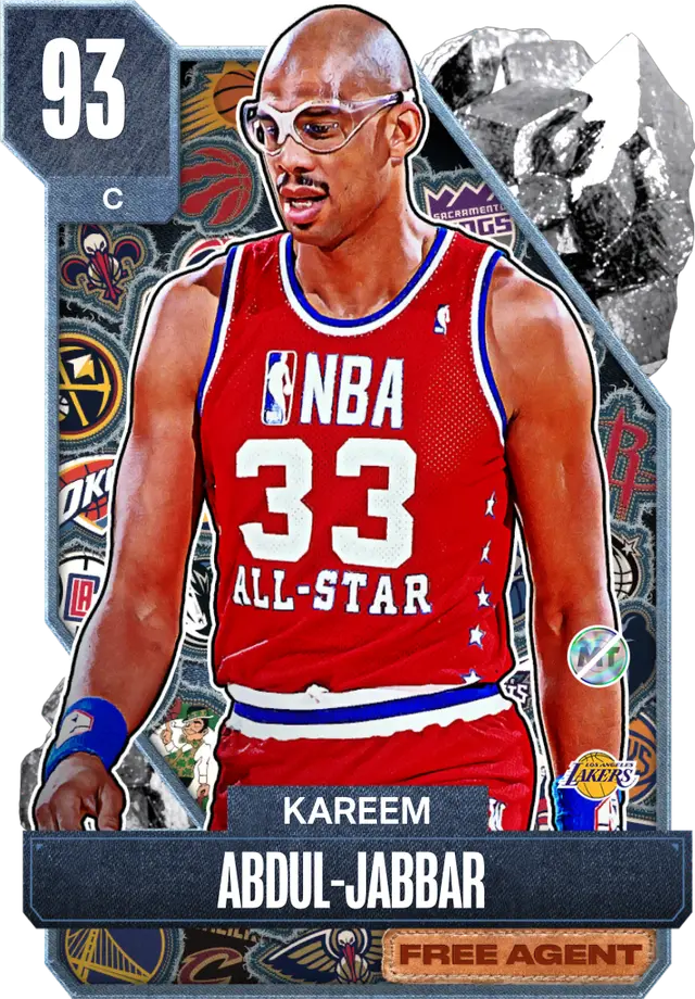 (FREEAGENT) Kareem Abdul-Jabbar (93 OVR)