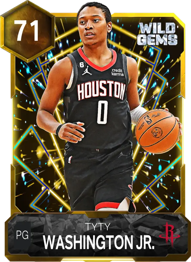 (GOLD) TyTy Washington Jr. (71 OVR)