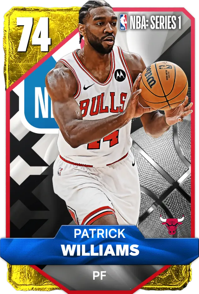 (GOLD) Patrick Williams (74 OVR)