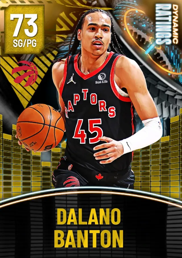 (GOLD) Dalano Banton (73 OVR)