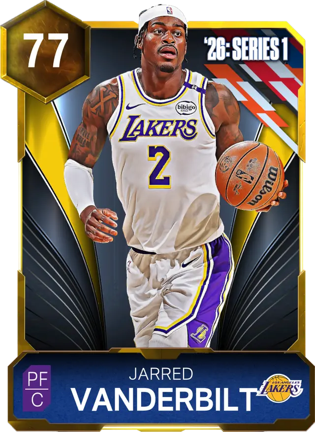 (GOLD) Jarred Vanderbilt (77 OVR)