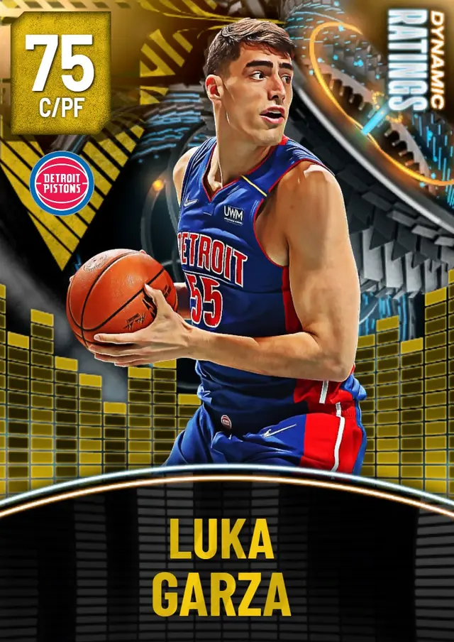 (GOLD) Luka Garza (75 OVR)
