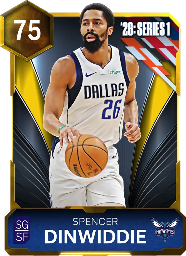 (GOLD) Spencer Dinwiddie (75 OVR)